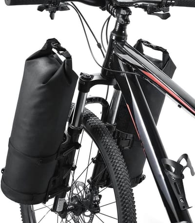 Waterdichte Fietsvorktas met Roltop - 3L en 7L Capaciteit, Ideaal voor Fietsaccessoires en Reisbenodigdheden