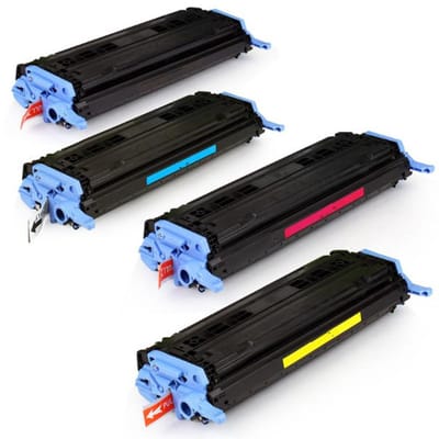 Toner geschikt voor HP 124A | 1x Multipack geschikt voor HP Color LaserJet 1600 - 2600n - 2605 - 2605dn - 2605dtn - 2605n - CM1015 MFP - CM1017 MFP​