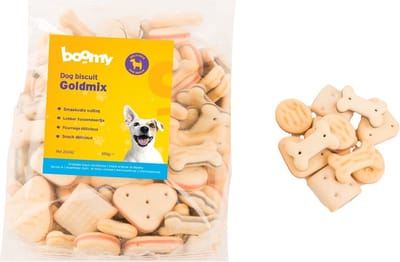 Boomy - Hondensnacks - Hondensnoepjes - Krokante hondenkoekjes - Goldmix - 2 x 550g