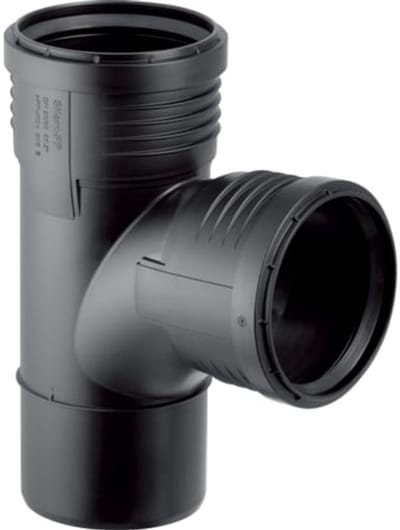 Geberit Silent-PP Bocht-T-stuk 87,5°, DN 100 / 100, 390.555.14.1