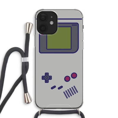 Case Company® - Hoesje met koord geschikt voor iPhone 12 hoesje met Koord - Game On - Telefoonhoesje met Zwart Koord - Bescherming aan alle Kanten en Over de Schermrand