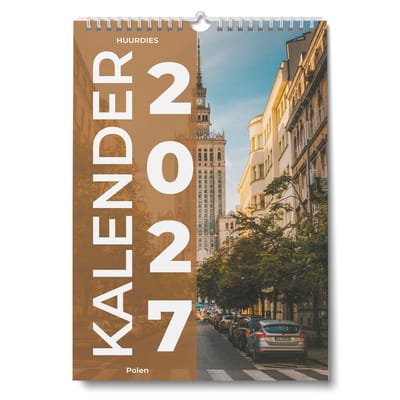 Huurdies Kalender 2027 - Polen - 35x24cm