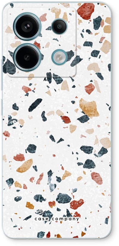 Case Company® - Hoesje geschikt voor Xiaomi Poco X6 hoesje - Terrazzo N°4 - Soft Cover Telefoonhoesje - Bescherming aan alle Kanten en Schermrand