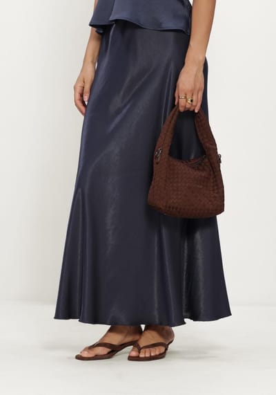MSCH Copenhagen Mschnicolette Ullas Skirt Rokken Dames - Donkerblauw - Maat XS