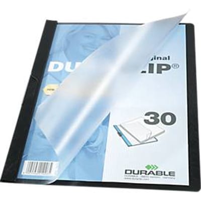 Durable - Klemmap Duraclip A4 3mm 30 vellen zwart | 25 stuks