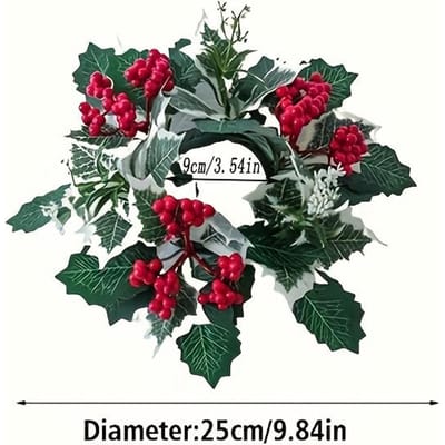 1 stuks Kerst Kaarsenhouder Decoratieartikelen, Eettafel, Wijnfles Opstelling, Aanrecht, Etalage, Requisieten Pack of 1 gray
