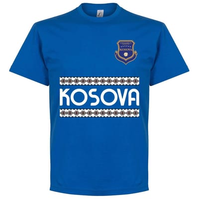 Kosovo Team T-Shirt - Blauw - M