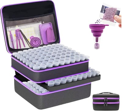 Bewaardoos met 240 Vakjes voor Diamond Painting Accessoires en Knutselbenodigdheden