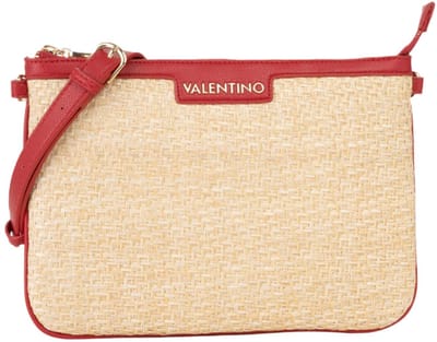 VALENTINO schoudertas clutch Demetra Pochette Natur / Ross rood