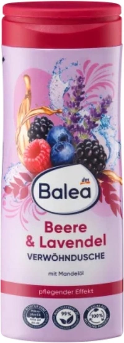 Balea Verwennende Douche Beere & Lavendel, 300 ml