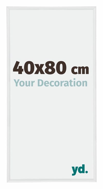 Your Decoration - Fotolijst 40x80 cm - Kunststof - Wit Hoogglans - Annecy