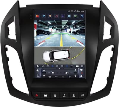 Autoradio met bluetooth - Carplay - voor Ford Transit Tourneo 2013-2018 - Geschikt voor Apple en Android - Stereo - Navigatie - Navigatiesysteem auto - Camera