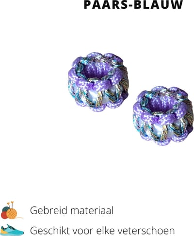 Beste Veters-Veters - Schoenaccessoires - Veter gesp - Ronde veters - Schoen bedel - Schoenaccessoires glitter - Gesp paars - Feestdagen