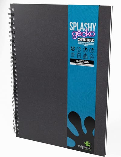Schetsboek A3 Portret Spiraal Gebonden Wit Zwaar Papier 300gr