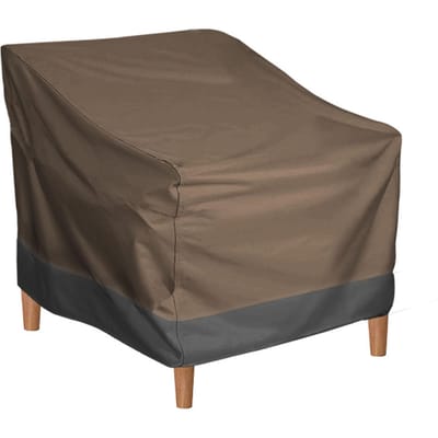 Terrasstoelhoes Oxford Stof Waterbestendig Zilverkleurige Coating Buitenmeubelhoes voor Huis Gazon gray
