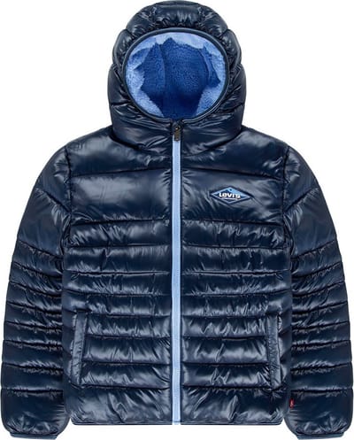 Levi´s ® Kids Sherpa Lined Puffer Jas Blauw 14 Years Jongen