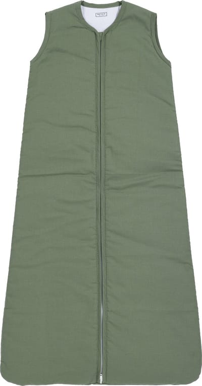 Meyco Baby Uni baby slaapzak gevoerd - forest green - 70cm - 2.0 TOG