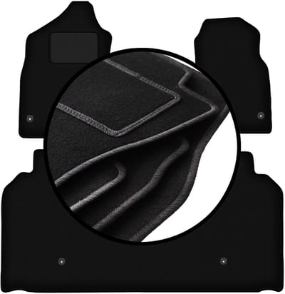 Complete set veloursmatten voor: Dodge RAM 1500 lang (2019)