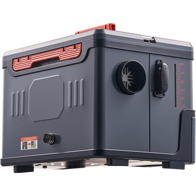 Chauffage au gasoil, 8 kW, CC 12 V/24 V, Chauffage d'air au gasoil portable tout-en-un avec contrôle via application Bluetooth, télécommande et écran LCD, réservoir de carburant de 5 L pour