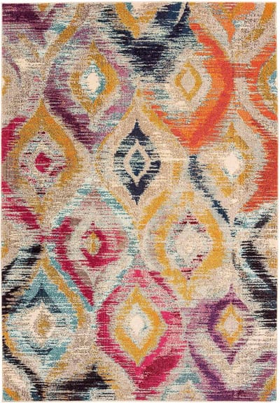 Easy Living - colores-col-08 Vloerkleed - 160x230  - Rechthoek - Laagpolig Tapijt - Modern - Meerkleurig