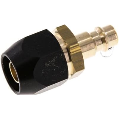 Messing DN 7.2 (Euro) Luchtkoppeling Insteeknippel 10x16 mm Push-On - CLP7-NX-B-10