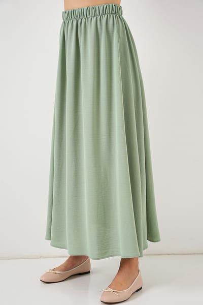 Maxi Rok met Elastische Taille