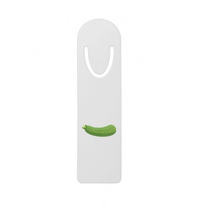Hacebo® - Komkommer metalen boekenlegger - Groente - Groente liefhebbers - Knapper groente - gezond eten Bladwijzer boekenleggers - 12.7 cm x 3.2cm