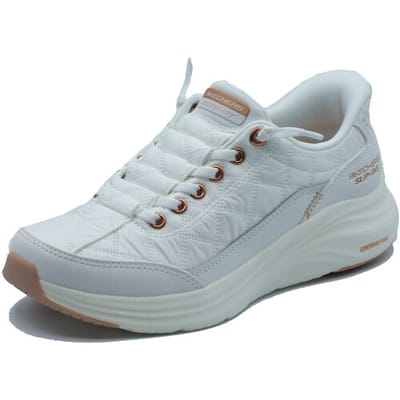 Skechers CONTOUR FOAM - GOLDEN HOUR Dames Instappers - Wit