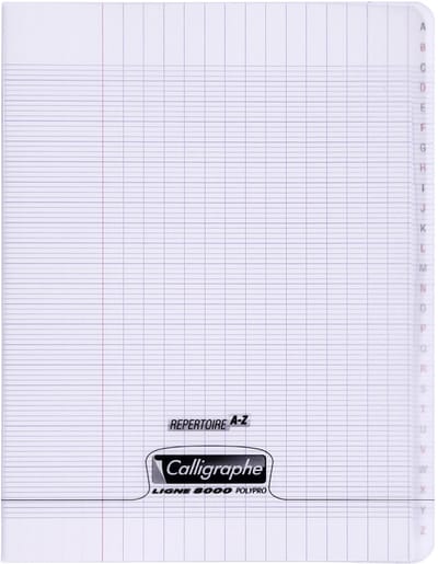 Calligrafievoorbeeld 8000 POLYPRO, 170 x 220 mm, doorzichtig