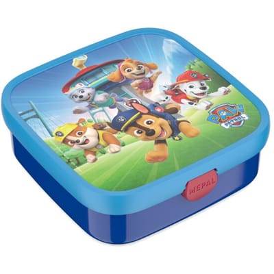 Mepal Bento lunchbox groot Campus - 1.25 l - Inclusief 2 uitneembare lekdichte bentobakjes & vorkje - Paw Patrol Pups