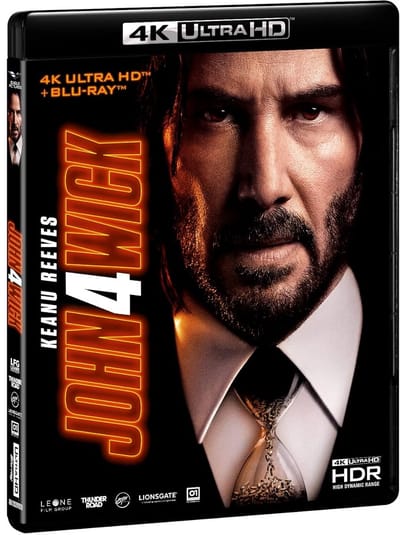 John Wick Chapter 4 - Actiefilm Blu-Ray - Film Kijken - Import Versie - Regio B - Niet Van Toepassing