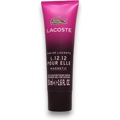 Lacoste, Eau de Lacoste L.12.12 Magnetic, Nettoyant, Gel Douche, Pour Tous Types de Peau, 50 ml
