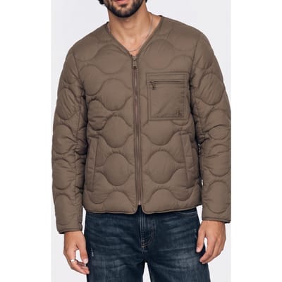 Calvin Klein Long Sleeve Featherweight Nylon Jacket Bungee Cord Taglia: S | Giacche leggere Outlet | Uomo