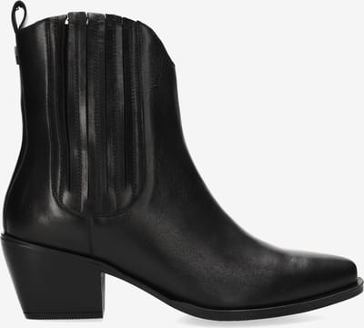 Mexx Enkellaars Pazz Mexico Zwart - Vrouwen - Zwart - Maat 39