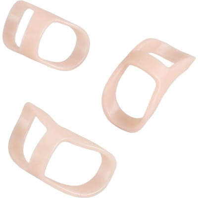 3 Pièces Attelle de Doigt Grande Protection Imperméable Confortable Portable Support de Doigt Attelle 8 9 10 pour white