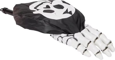 Halloween snoepzak met licht "Skelet"