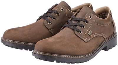 Rieker heren veterschoenen halve schoenen zakelijke schoenen leren B4610 bruin