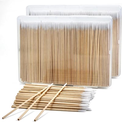 Puntige Wattenstaafjes - Micro Applicators Precisie Tips - Make-up Aanbrengen - Speciaal Ontworpen Punt - 800 stuks - Wit