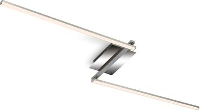 Briloner Leuchten - LED-paneel, plafondlamp dimbaar, afstandsbediening, kleurtemperatuurregeling, nachtlampje, 24 W wit-zwart, Ø40cm
