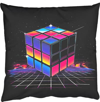 Sierkussens - Kussentjes Woonkamer - 50x50 cm - Kubus - Kleurrijk - Raster
