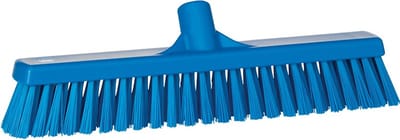 Vikan Bezem 31743 - 41cm - Zacht / Hard - Blauw - Geschikt voor alle harde vloeren