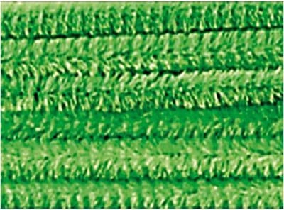 Chenilledraad Folia 50cm lang - 10 stuks groen