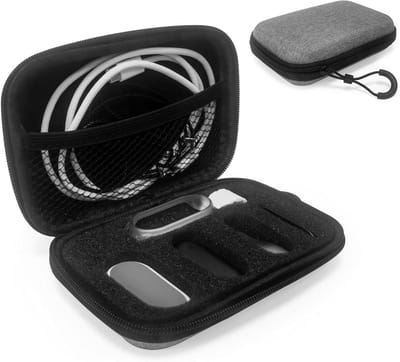 Reisorganizer voor AI Voice Recorder met ruimte voor polsband, clip, oplaadstation en accessoires