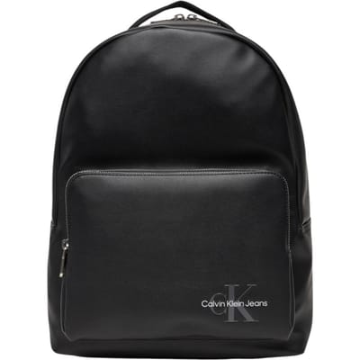 Calvin Klein Mono Logo Backpack Black Taglia: OS | Zaini Outlet | Uomo | Nero