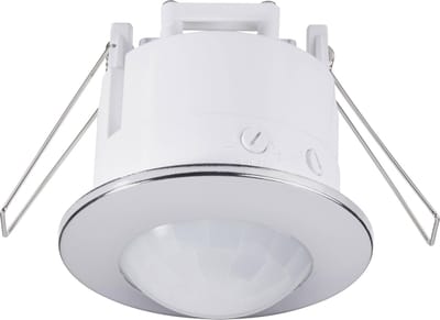 Renkforce 1289331 PIR-bewegingsmelder Plafond, Inbouw (in muur of meubel) 360 ° Relais Chroom IP20
