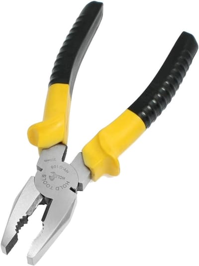 Draadkniptang Combinatietang - Handgereedschap Tang - Draad Bewerken - Comfortabele Grip - 20 cm - Geel Zwart