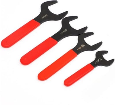 Enkele Steeksleutel - Platte Kop Spanner - Auto Reparatie - U-vormig Bekontwerp - 32-60 mm - Zwart