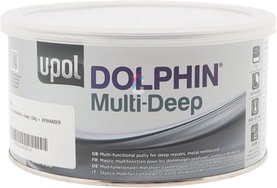 U-POL DOLPHIN Multi-Deep 2K Hoogvullende Plamuur 1,5kg + Verharder