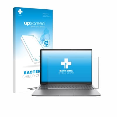 upscreen - Screenprotector voor HP Zbook X G1i 16" - Folie Beschermfolie transparant antibacterieel