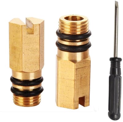 Cosensi- Waterinlaat M10 - 2 Stuks - Duurzaam Messing - Antilek Rubber - Geschikt voor Keuken/Badkamer - Flexibele Slang - Afsluitdop